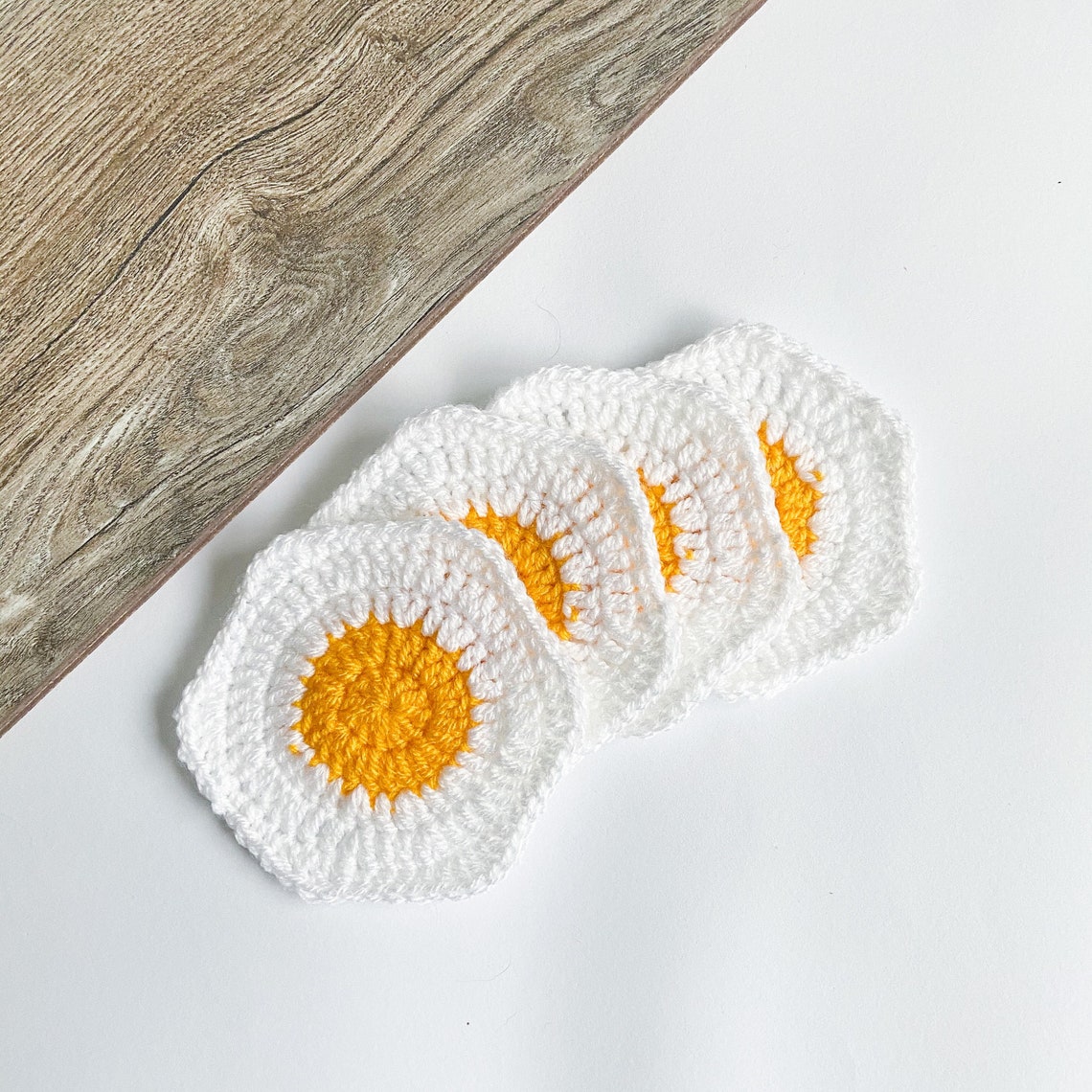 Egg Coaster Crochet Pattern Easy Crochet Pattern. Etsy