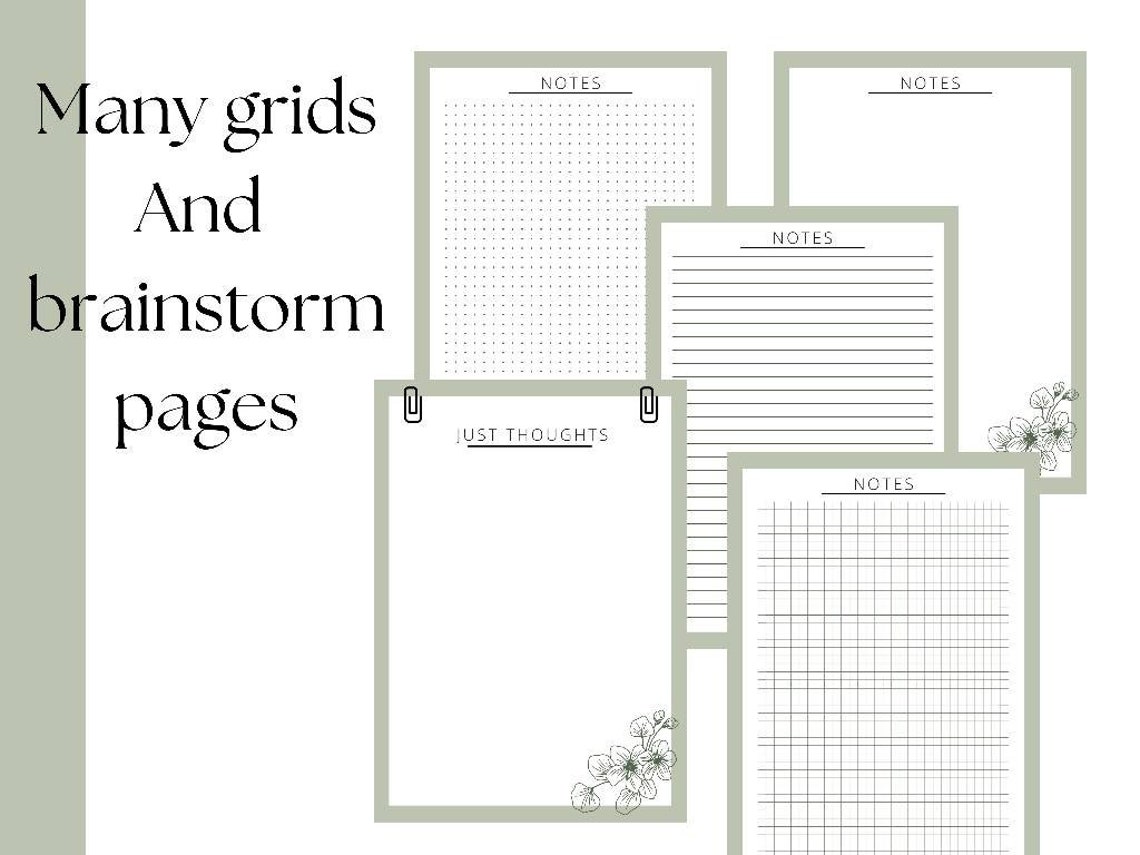 Crochet Project Planner, Printable Crochet Planner, 18 Unique Pages ...