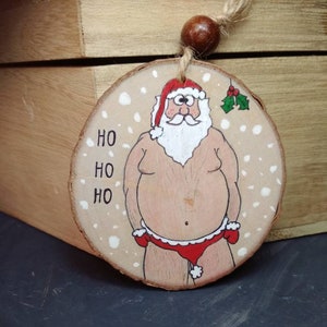 Peloso Babbo Natale Sporco Babbo Morto Nudo Babbo Natale Etsy