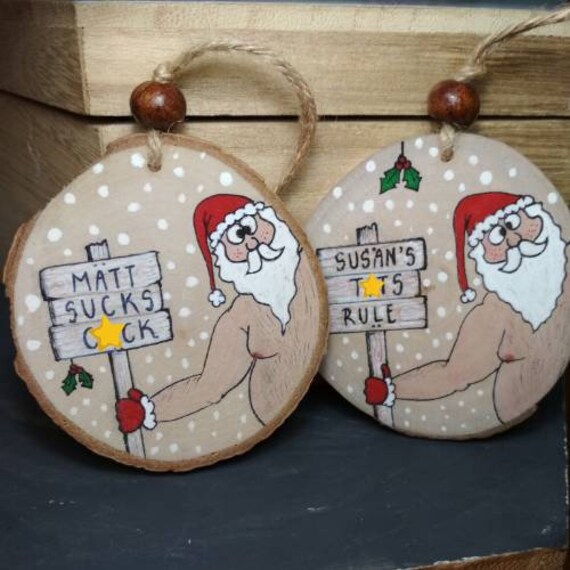Inappropriate Xmas funny Christmas gag gifts On the naughty list