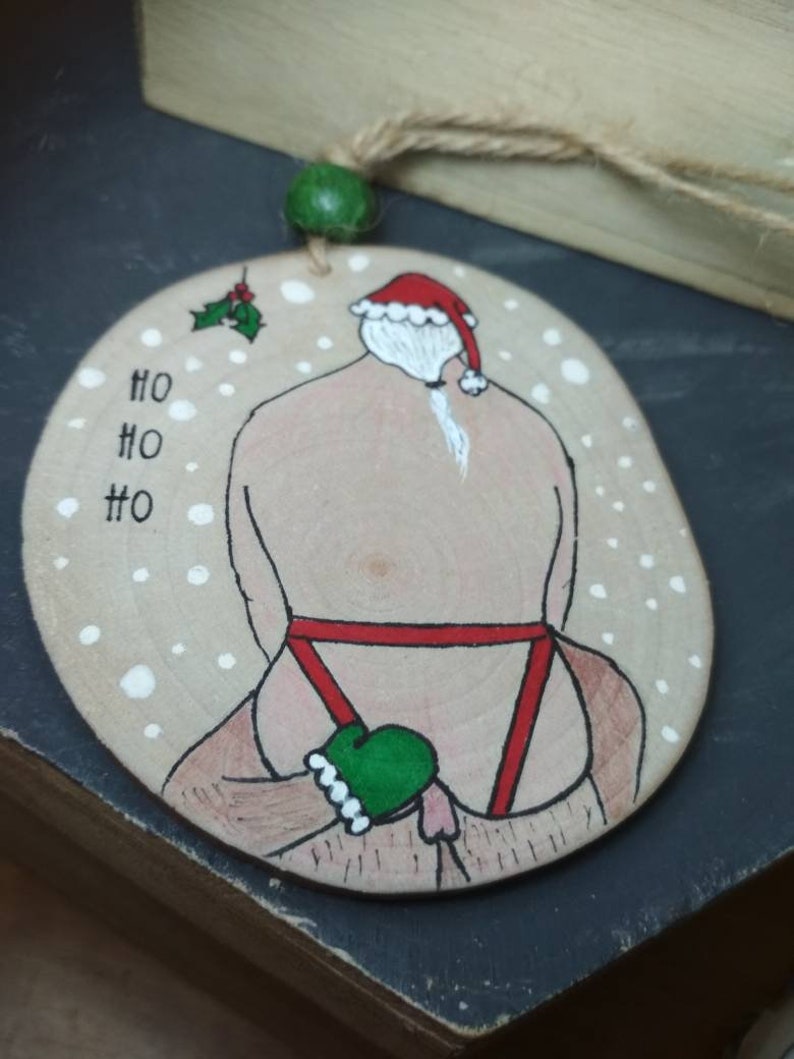 Dirty Santa Ornament Secret Santa Gift Gay Couple Gift | Etsy