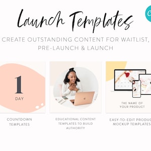 Launch Instagram Puzzle Template Instagram Puzzle Layout Canva Instagram Post Grid Templates IG for Course Creators & Business Coaches image 7