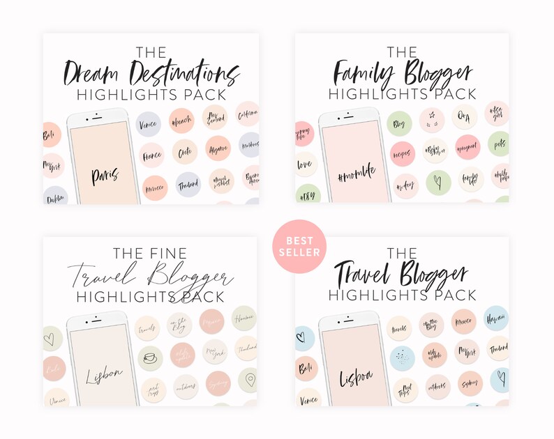 2460 Handwritten Instagram Story Highlight Covers Bundle Instagram Cover Icons IG Text Story Icons Instagram Templates Business image 4