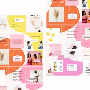 Engagement Power Instagram Puzzle Instagram Puzzle Feed Post Template Canva Puzzle Grid Layout Templates Instagram Engagement Power image 5