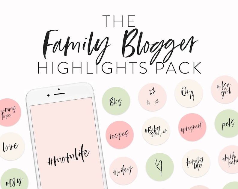 Family Instagram Highlights 190 Instagram Icons as - Etsy