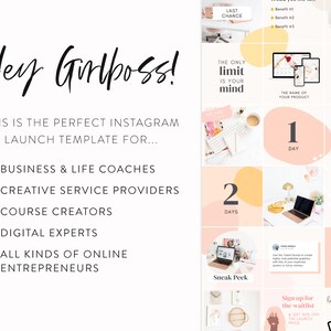 Launch Instagram Puzzle Template Instagram Puzzle Layout Canva Instagram Post Grid Templates IG for Course Creators & Business Coaches image 8