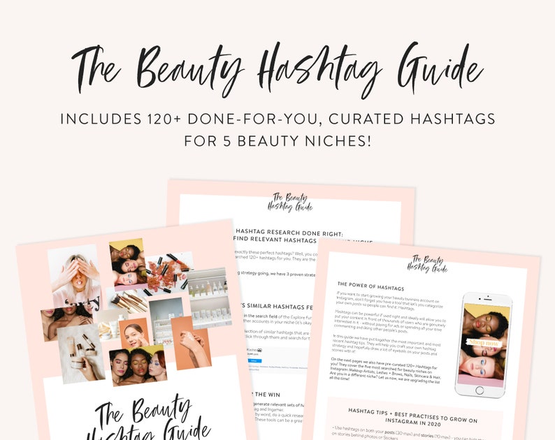 Beauty Instagram Template Kit Instagram Story Templates for Canva Instagram Posts for Hair Stylists, Makeup Artists, Brow Lash Artists image 6