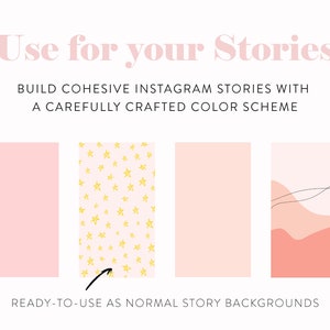 Solid Apricot Instagram Icons 25 Instagram Highlight Icons Instagram Color Highlights Patterns and Abstract Shapes IG Story Covers image 5