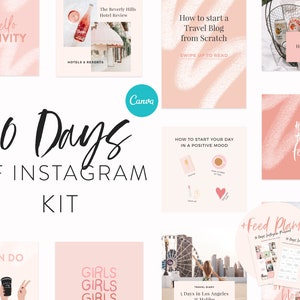 Engagement Boost Bundle for Instagram 300 Canva Posts, Story & Puzzle Templates Instagram Templates for Creators and Coaches zdjęcie 10