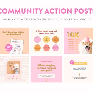 Marketing Pack for Facebook Canva Templates for Facebook Posts & Cover Banners Social Media Marketing for Small Biz and Content Creators image 6