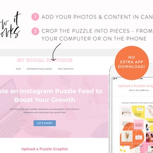 Engagement Power Instagram Puzzle Instagram Puzzle Feed Post Template Canva Puzzle Grid Layout Templates Instagram Engagement Power image 7