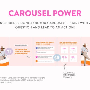 Questions and Answers Posts Pack for Instagram Canva Q&A Post Templates Engagement Accelerator for Coaches and Small Businesses on IG image 8