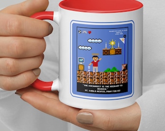St. Carlo Acutis Pixel Mug, Catholic Gift, Catholic Priest Gift, Catholic Kids, Confirmation Gift