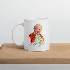 St. John Paul II Mug, Catholic Gift, Catholic Coffee, , Catholic gift
