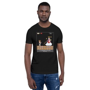 ADULT Rosary Pixel Shirt, catholic gift, Catholic gift image 5