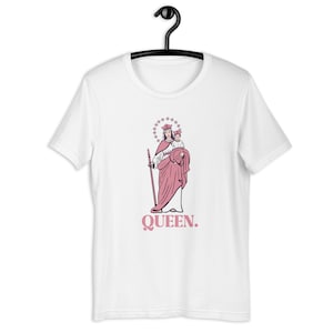Queen, Virgin Mary tee, Queen of Heaven tee, Catholic tee shirt