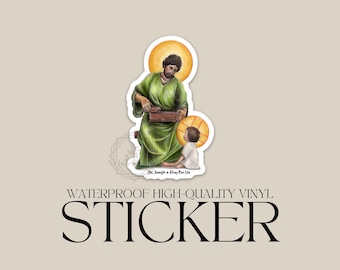 St. Joseph Sticker, Catholic gift