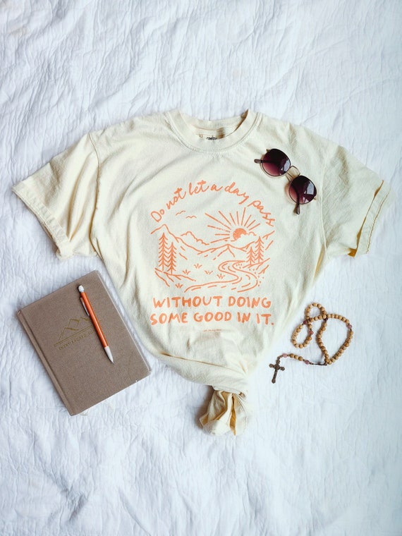 St. Philip Neri Tee, Catholic Tee, Do not let a day pass tee