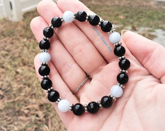 ☆ONE ENOUGH☆Gemstones With Chain Bracelet BTS愛用 男女兼用 ☆BTS ジョングク☆ONE ENOUGH☆Surgical Matt Chain Bracelet