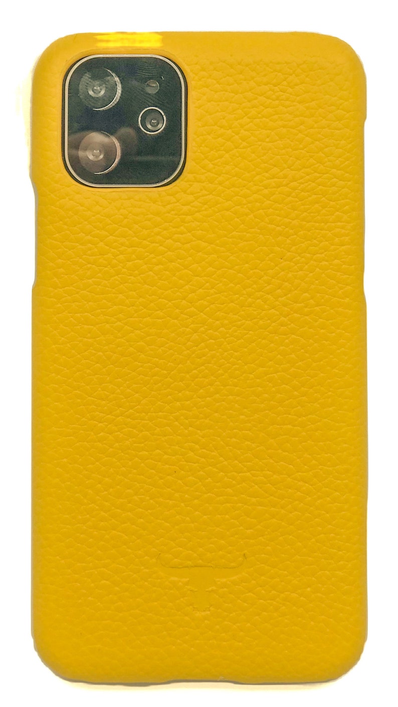 Full Leather Covered Magnetic Detachable Wallet Case in Yellow by Dutchic 6.1 Apple iPhone 11