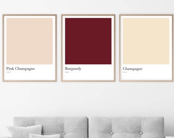 Champagne print scandi poster Nordic home decor Nordic print accents wine poster wine print Wall Art print drinks print modern typography