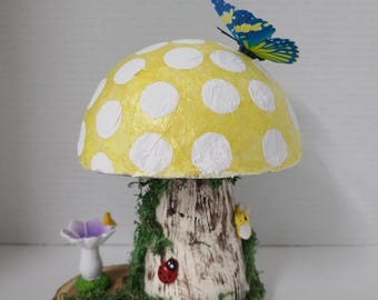 Foam Mushroom Lamp