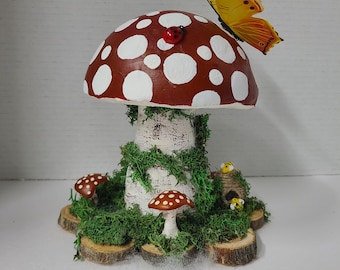 Foam Mushroom Lamp
