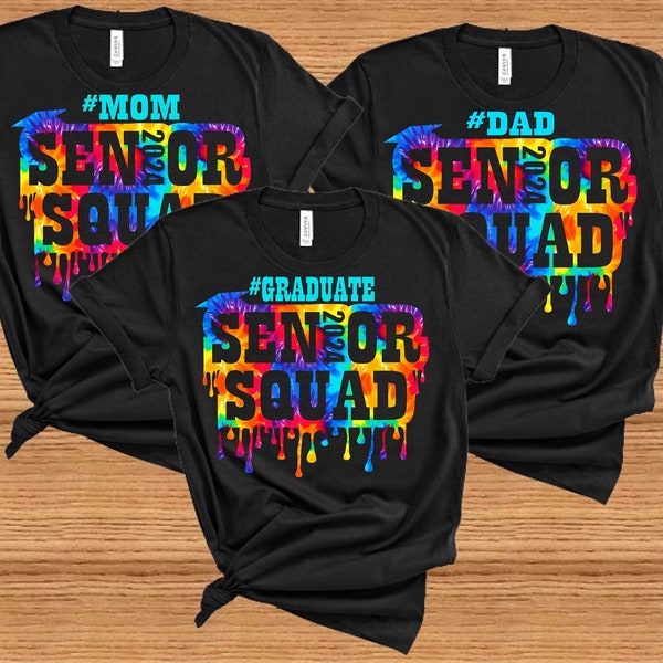 Graduation Shirts For Family 2024 Senior Picture Graduate Shirt For Class Of 2024 Graduation Squad Senior Night Signing Day Athletic Banquet