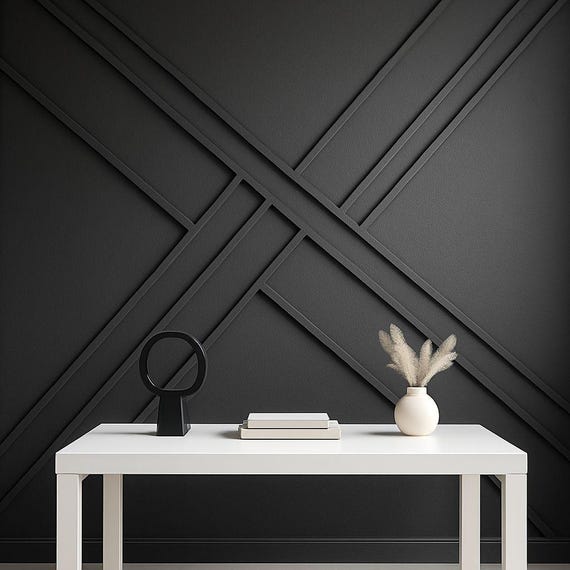 Custom Accent Wall Design Plans & Instructions (Digital Download)