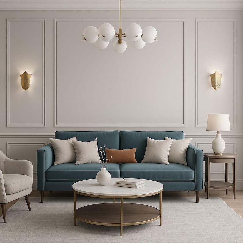 Custom Digital Accent Wall Plan: DIY 2D/3D Panel Design (PDF Guide Included) image 4