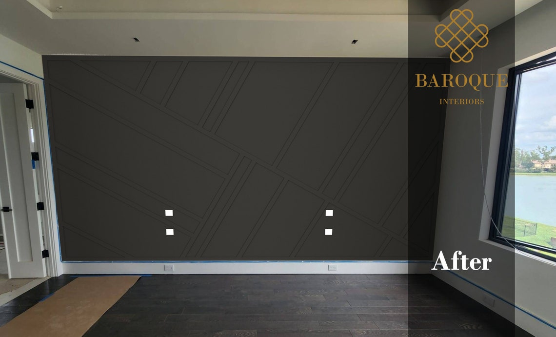 Accent Wall Plans Design Consultation and Installation Etsy