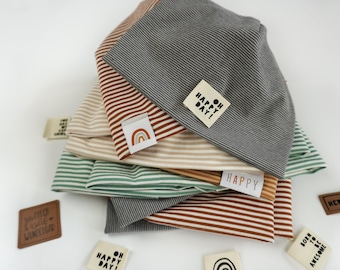 Spring hat, striped, children, transitional hat