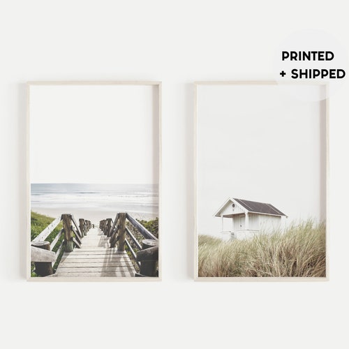 Beach Wall Art Coastal Wall Decor SET of FOUR Prints or Etsy