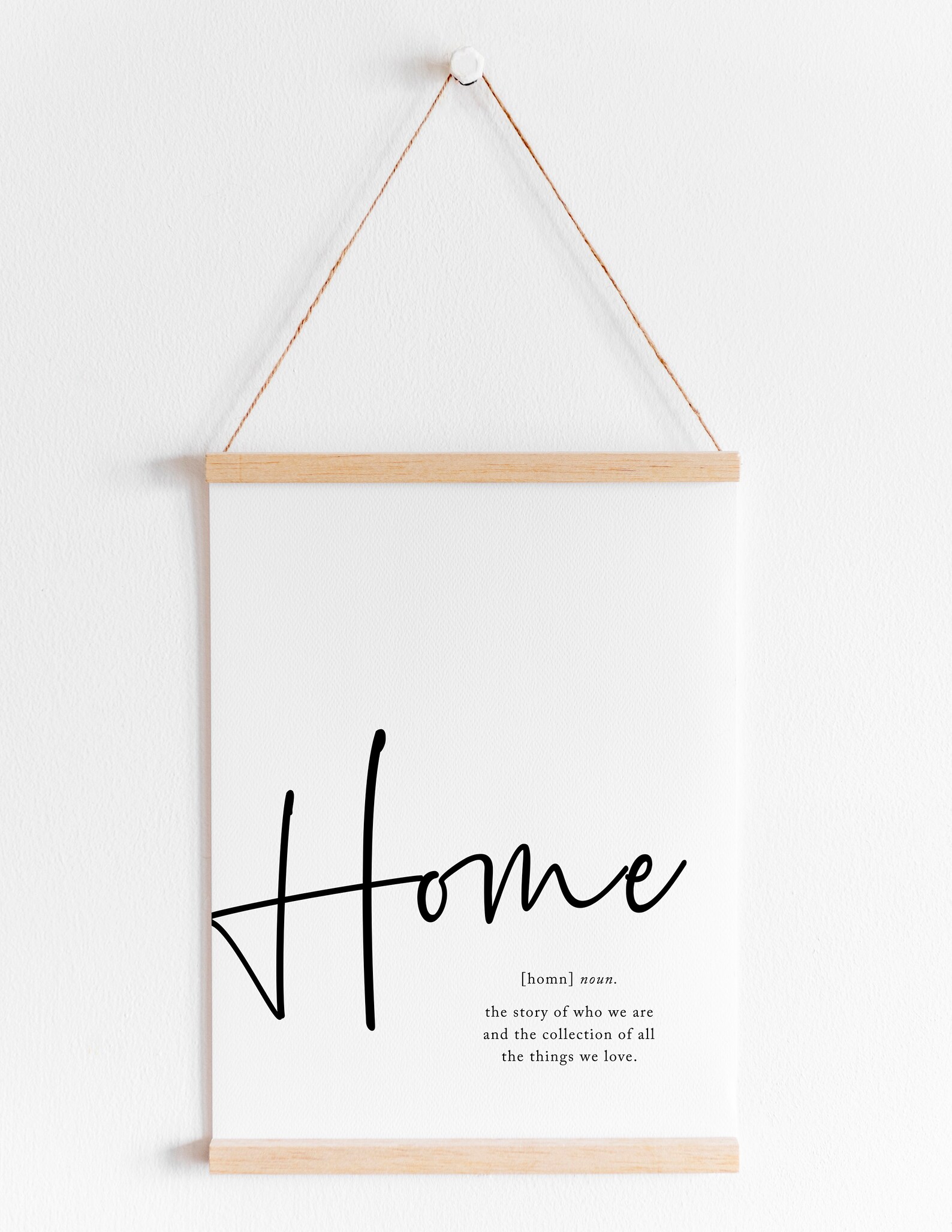 Home Definition Print Home Wall Art Home Definition Sign Etsy
