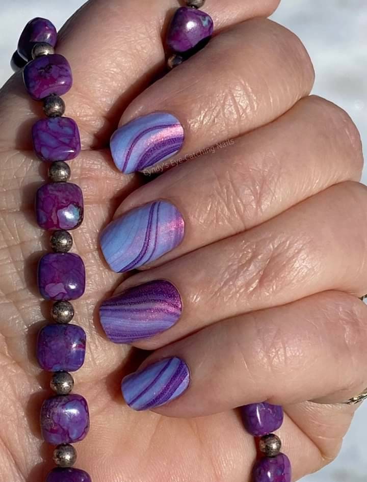 Ultraviolet Agate Color street retired nail polish strips | Etsy