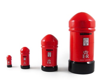 Post Box - Russian Matryoshka Nesting Dolls, Novelty, Unique, Gift Ideal Christmas Gift Xmas Present