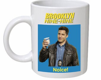 Funny Brooklyn Nine Nine Jake Peralta Noice Mug TV Show Birthday Gift Present