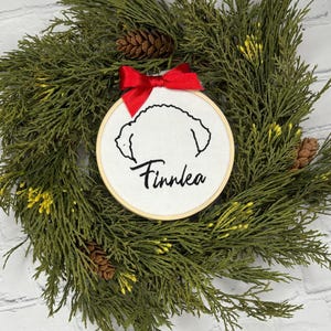 Personalized dog ornament Christmas ornament dog breed