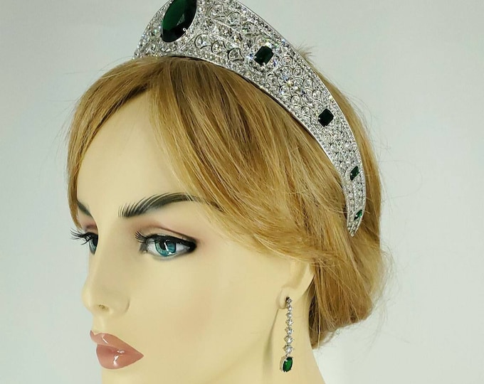 Bridal,tiara and Earrings,princess Eugenie , Eugenie Tiara and Earrings