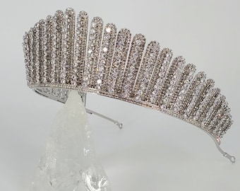 Corona de Anastasia, réplica real del Kokoshnik de diamantes de la reina Alejandra, gran duquesa Romanov, tiaras de la emperatriz rusa