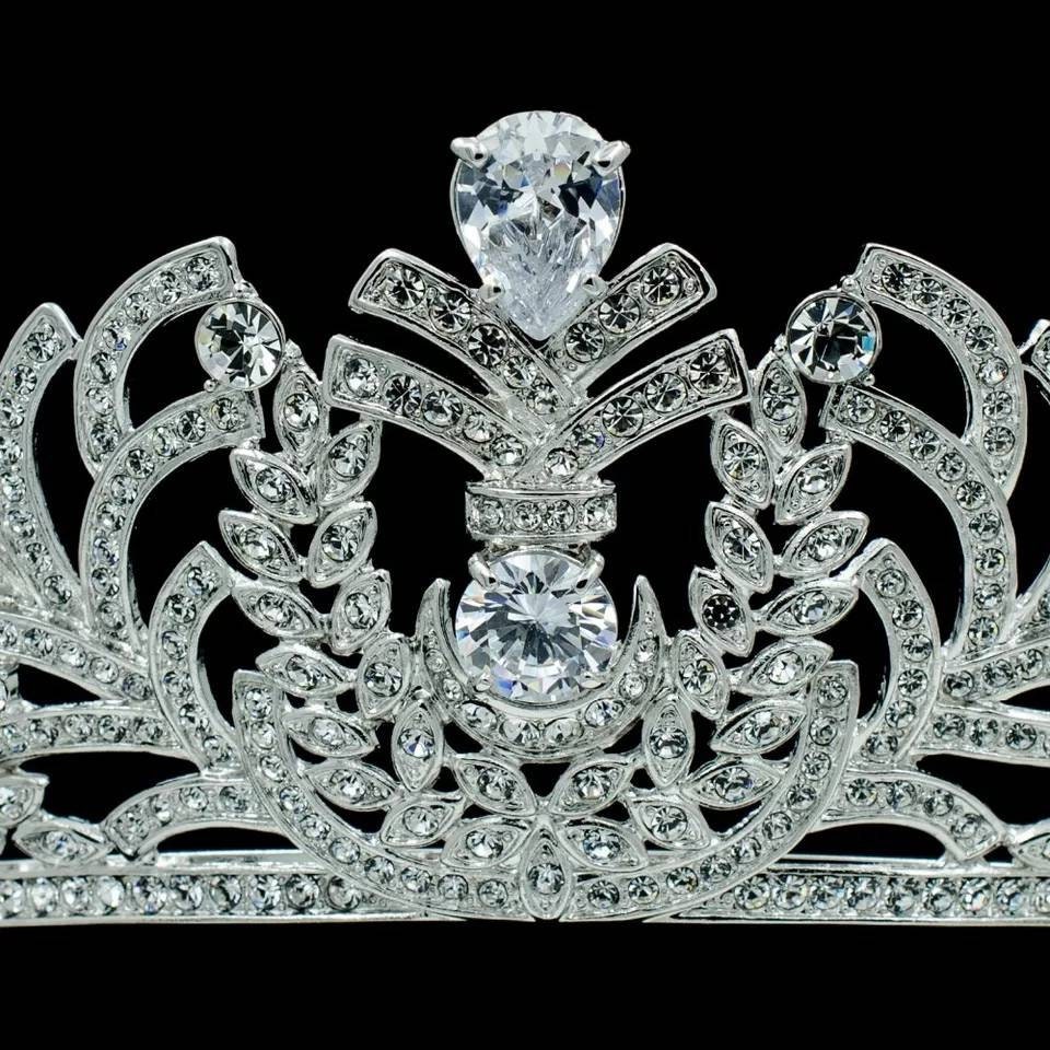 スワロフスキー ティアラ、花嫁用クリスタル ティアラ、プリンセス