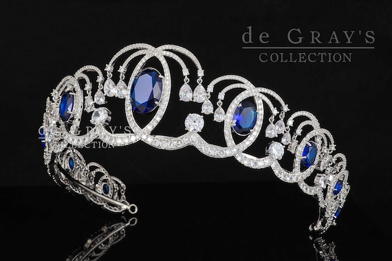 Cool Design ショップ　TIARA II Vasa Tiara Replica, Silver Bridal Tiara With Swarovski, Crown