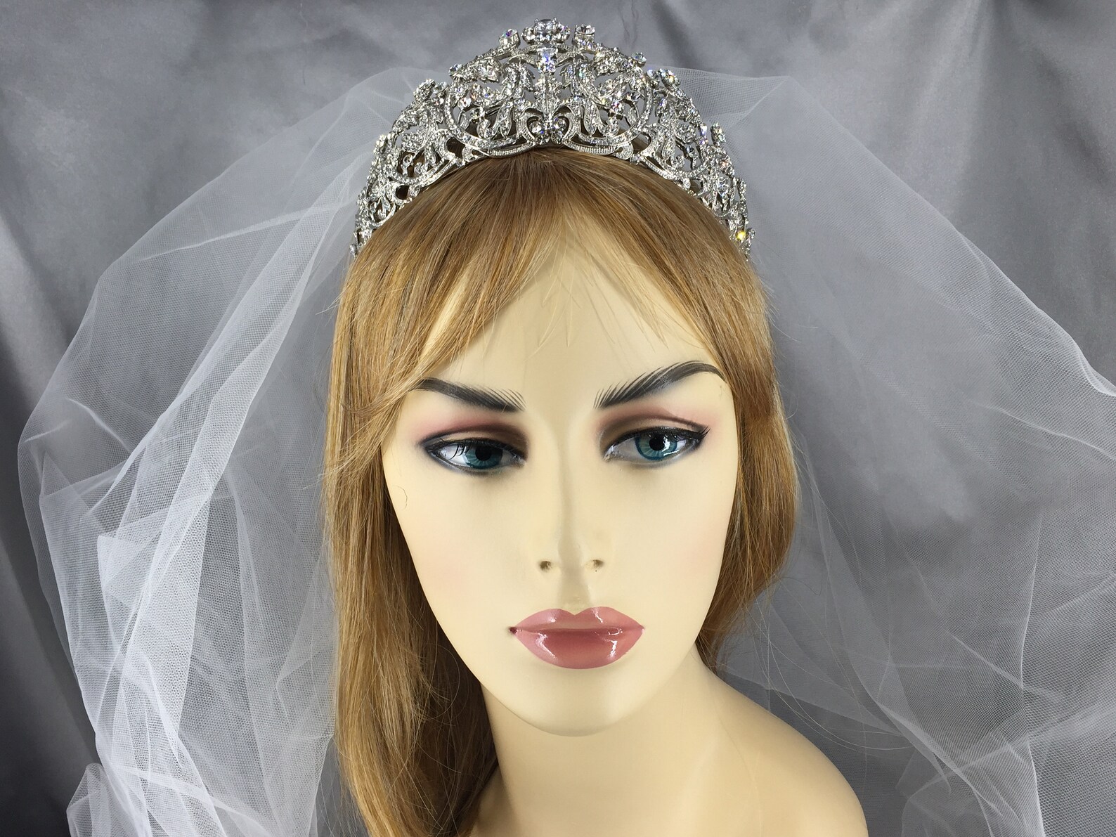 Bridal Swarovski crystal tiara Vintage tiara Wedding tiara Etsy