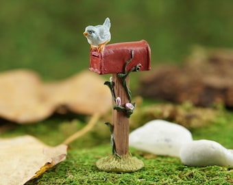 Fairy Mail Fairy Mail box Fairy Tree Stump Mailbox Fairy Garden Accessory Fairy Mail Fairy Mail box Fairy Tree Stump Mailbox Fairy Garden Accessory