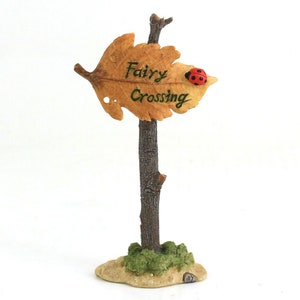 Fairy Crossing Sign - Fairy Garden