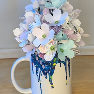 Floral accent with mug