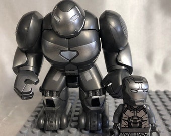 Red Hulkbuster Iron Man Hulk Lego Compatible Block Includes