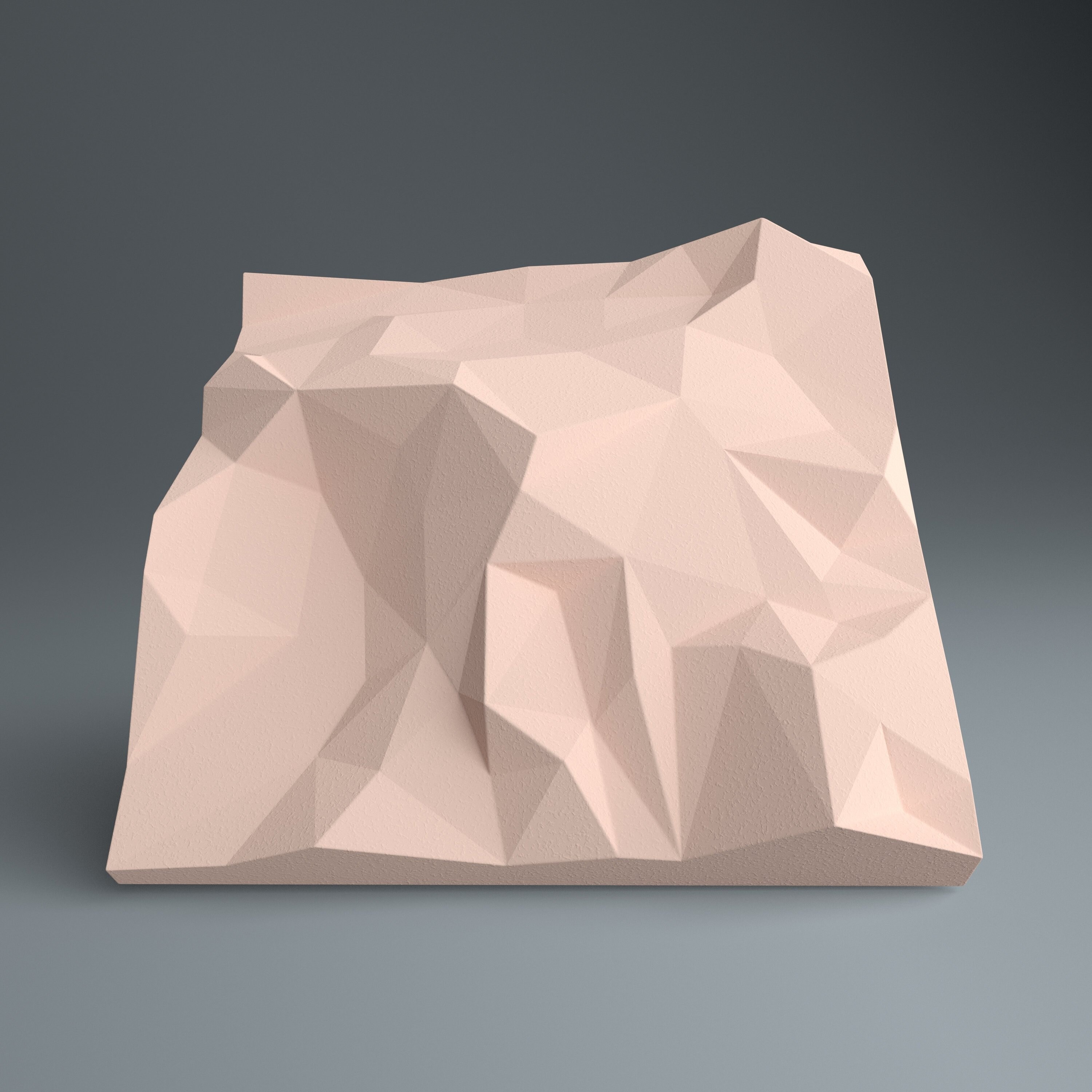 DIY papercraft Terrain 3d sculpture. Mountain model. Download | Etsy