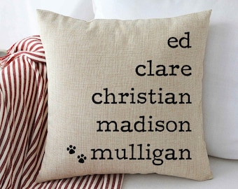personalized pillows etsy