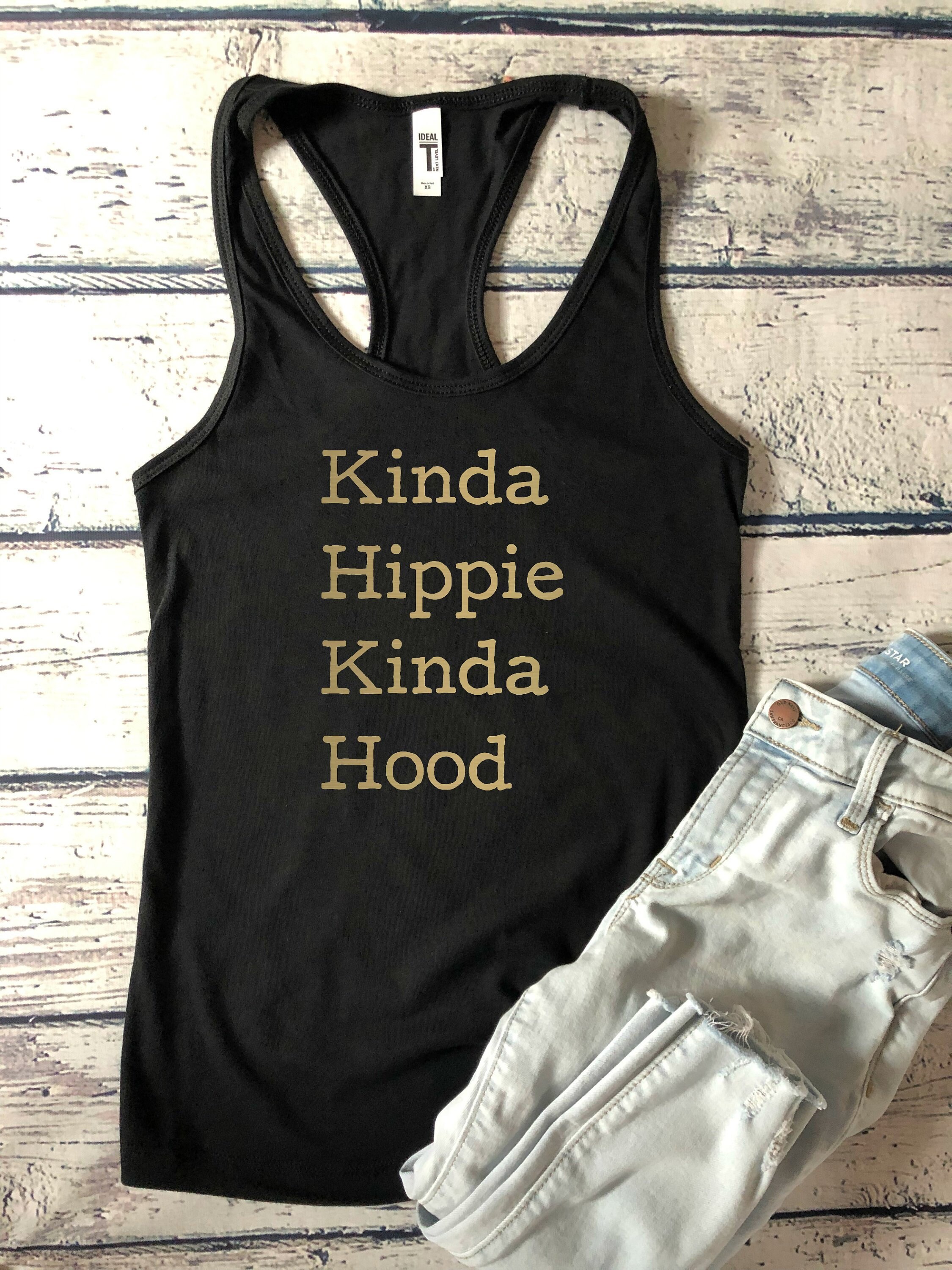 Kinda hippie kinda hood shirt sale